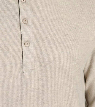 Jachs New York - Brushed Waffle Long Sleeve Henley