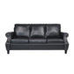 Contemporary 3 Seater Sofa With Nailhead Trim