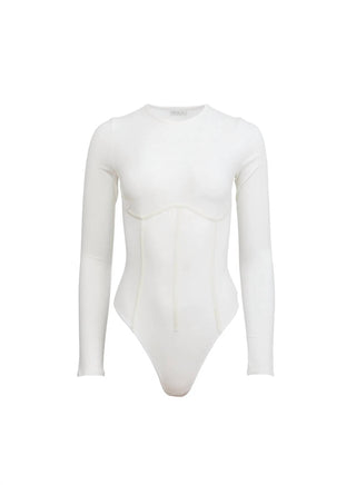 Fleur Du Mal - Organic Cotton Long Sleeve T-shirt Bodysuit