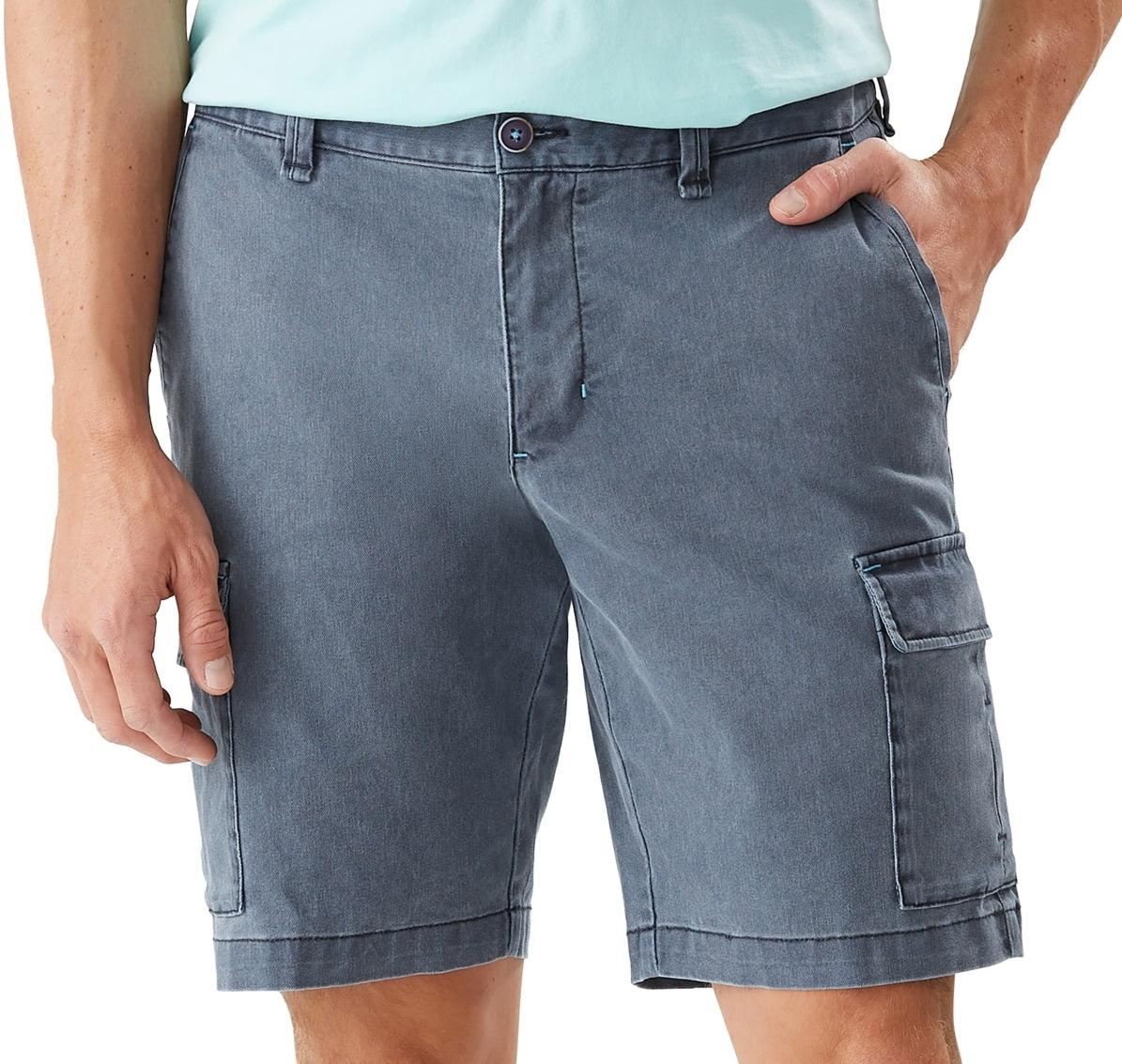 Tommy Bahama Men's Coastal Key Cargo Shorts Blue Size 42