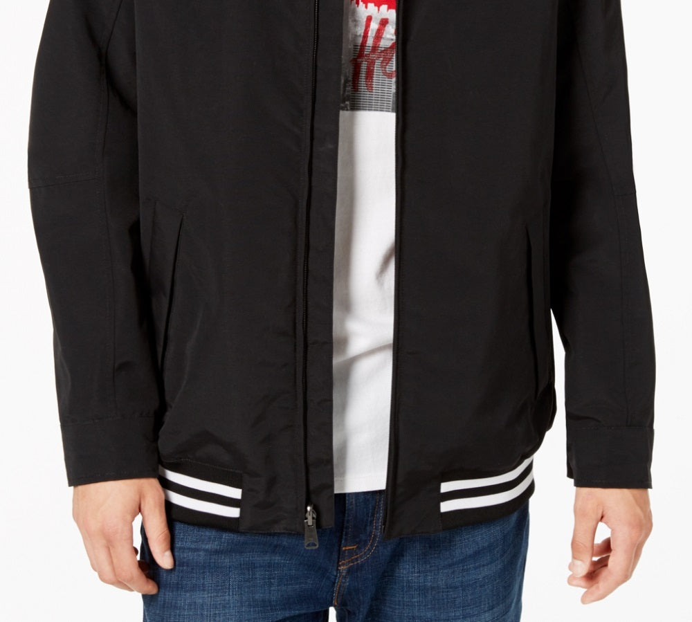 Tommy Hilfiger Men's Regatta Jacket Black Size Large
