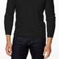 Tommy Hilfiger Men's Signature Solid V Neck Sweater Black Size Small