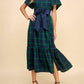 Tcec - Countryside Chic Plaid Midi