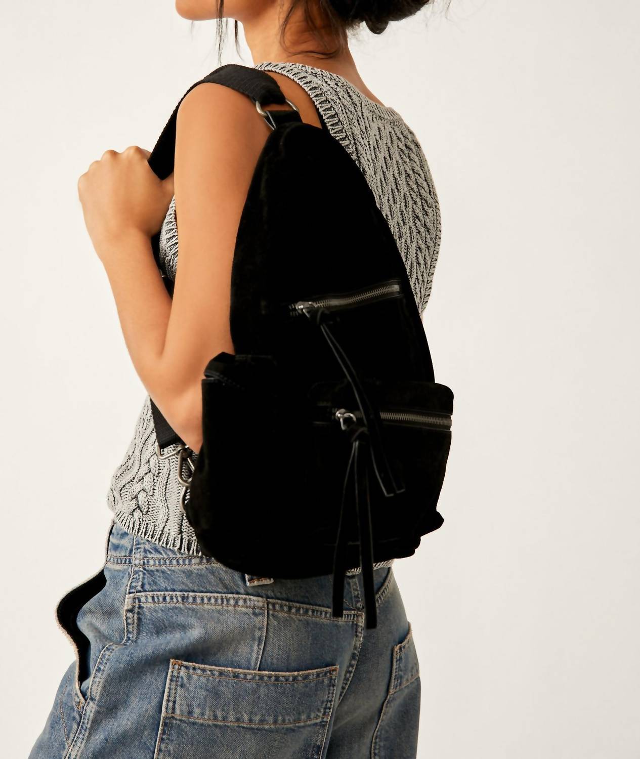 Free People - Women's Oxford Suede Sling Bag