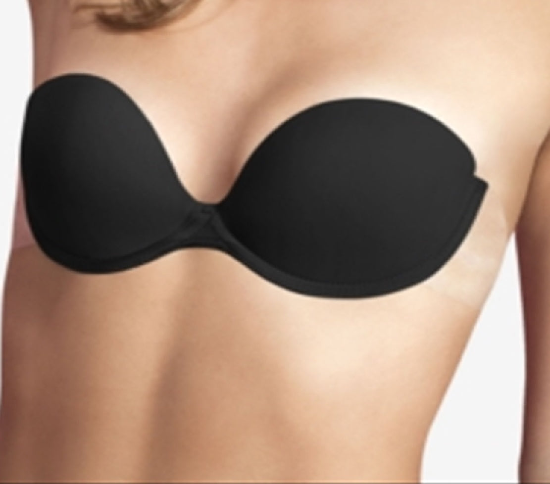 Fashion Forms Women's Go Bare Backless Strapless Bra Black Size B