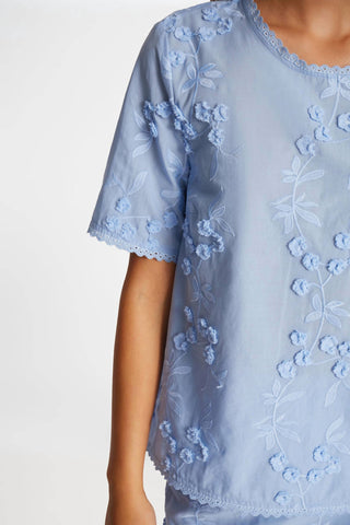 Munthe - Uasta Floral Embroidery Top