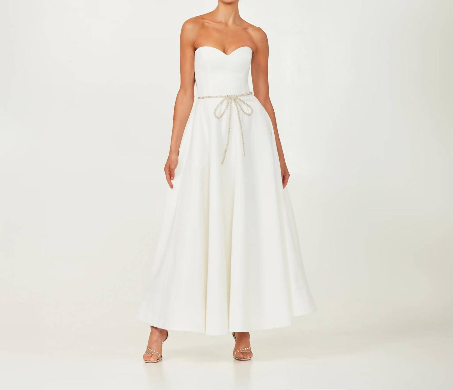 Helsi - Grace Sweetheart Strapless Crystal Bow Ball Gown