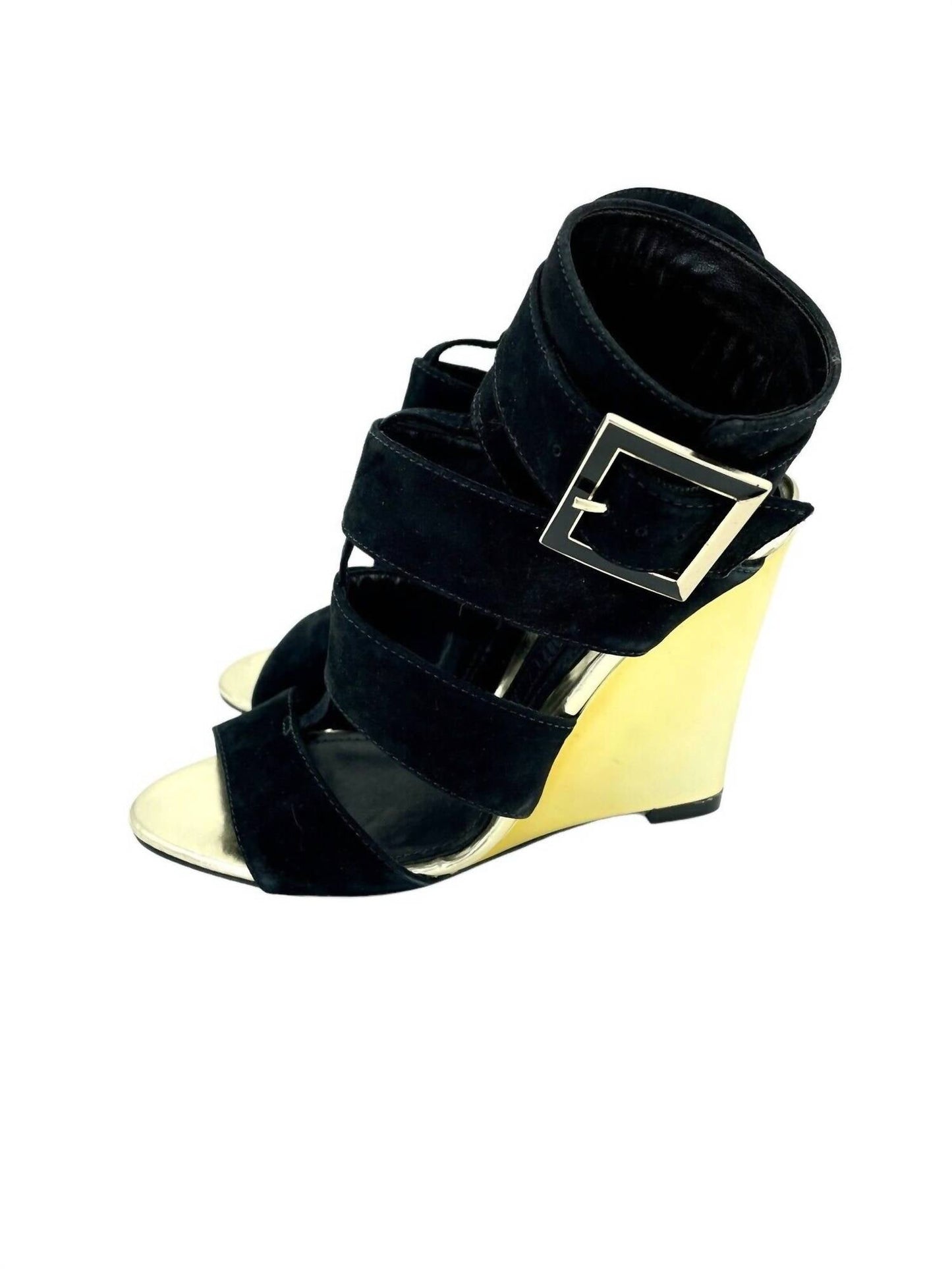 Schutz - Women's Shine Wedge Suede Heels
