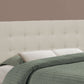 Full Size Upholstered Bed Headboard - Beige