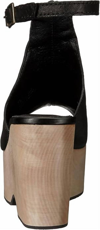 Kelsi Dagger - Women's Brooklyn Mule Ankle Buckle Open Toe Platform Heeled Sandals