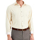 Alfani Men's Slim Fit 4 Way Stretch Geo Print Dress Shirt Beige Size 32X33