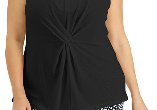 Alfani Women's Plus Size Twisted Tank Top