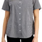 Karen Scott Women's Gingham Woven Shirt Black Size Petite Large