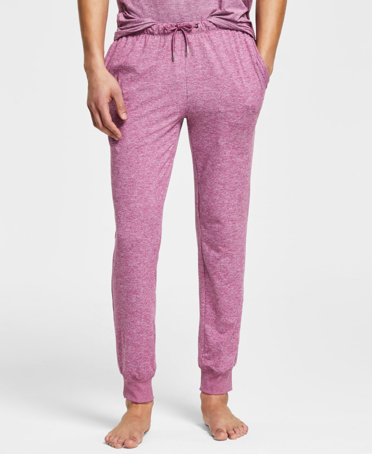 Alfani Men's Drawstring Tech Pants Purple Size Medium