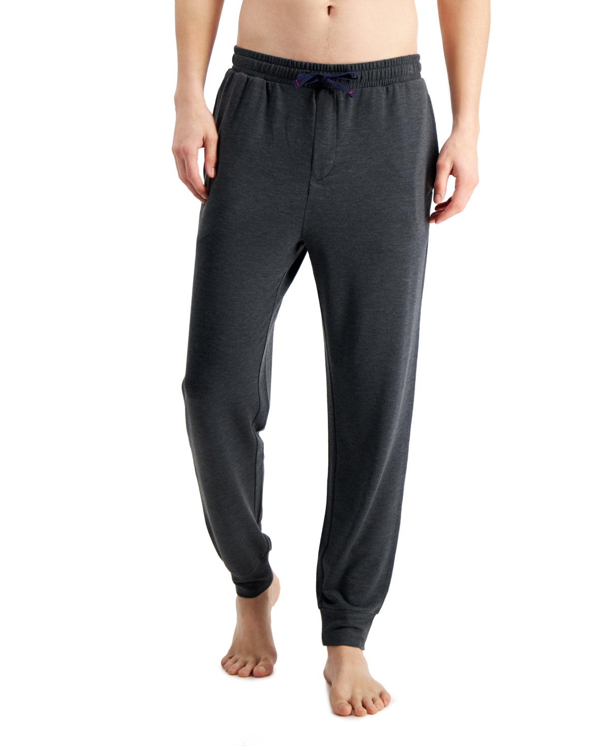 Club Room Men's Lightweight Terry Jogger Pajama Pants Gray Size XX-Large