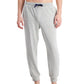 Club Room Men's Lightweight Nautical Flag Print Jogger Pajama Pants Gray Size X-Large