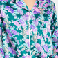 INC International Concepts Men's Printed Satin Pajama Top Green Size XX-Large