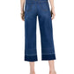 INC International Concepts Women's High Rise Cropped Wide Leg Jeans Blue Size 6