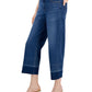 INC International Concepts Women's High Rise Cropped Wide Leg Jeans Blue Size 6