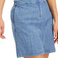 Karen Scott Women's Chambray Skort Blue Size 14 Petite