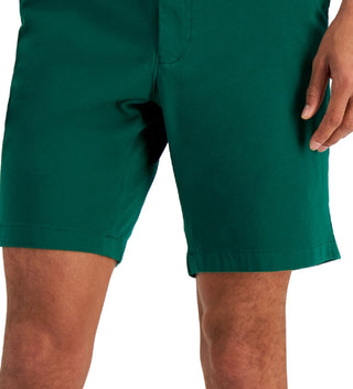 Club Room Men's Regular Fit Way Stretch Shorts Green Size 33