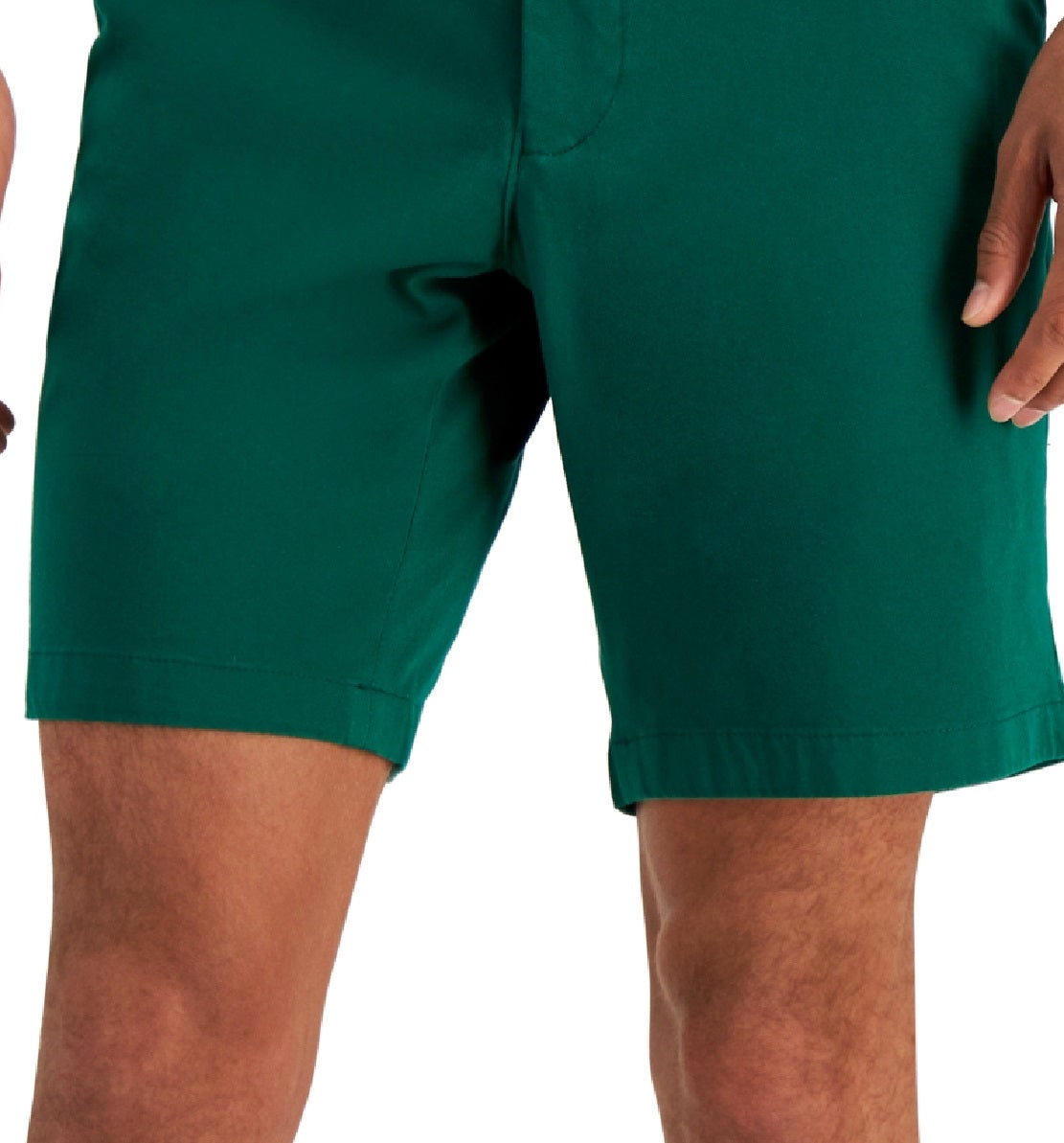 Club Room Men's Regular Fit 9 4 Way Stretch Shorts Green Size 40