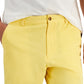Club Room Men's Regular Fit 9 4 Way Stretch Shorts Yellow