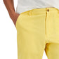 Club Room Men's Regular Fit 9 4 Way Stretch Shorts Yellow