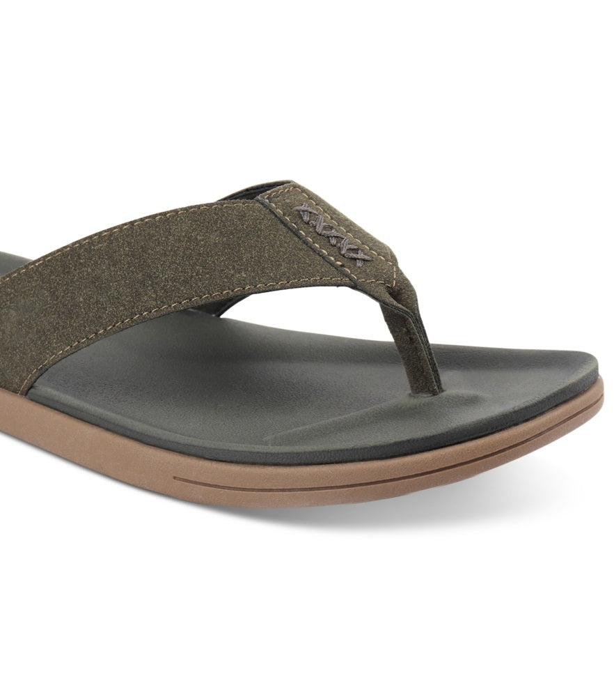 Club Room Men's Riley Flip Flop Sandal Shoes Green Size 12 M