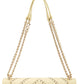 INC International Concepts Women's Ajae Chevron Crossbody Yellow Size Regular