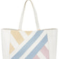 INC International Concepts Women's Michaelaa Quilted Tote White Size Regular