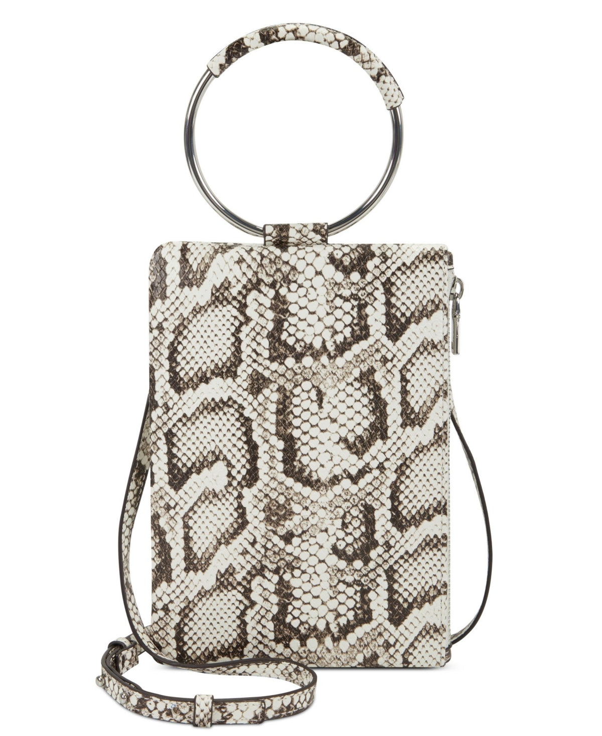 INC International Concepts Women's Charlii Bangle Crossbody White Size Regular