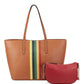 INC International Concepts Women's Zoiey 2 1 Tote Brown Size Regular