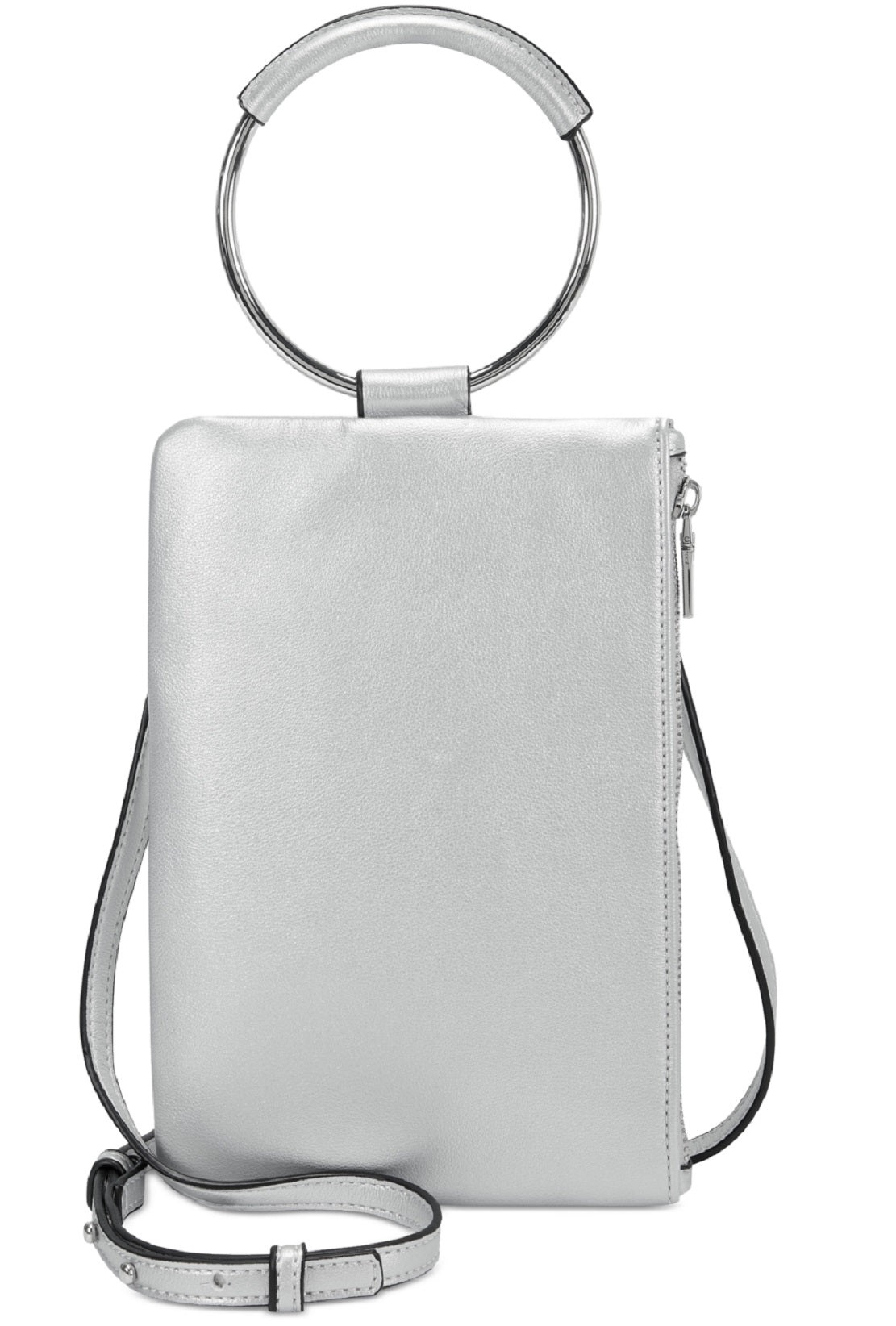 INC International Concepts Women's Charlii Bangle Crossbody Grey Size Regular