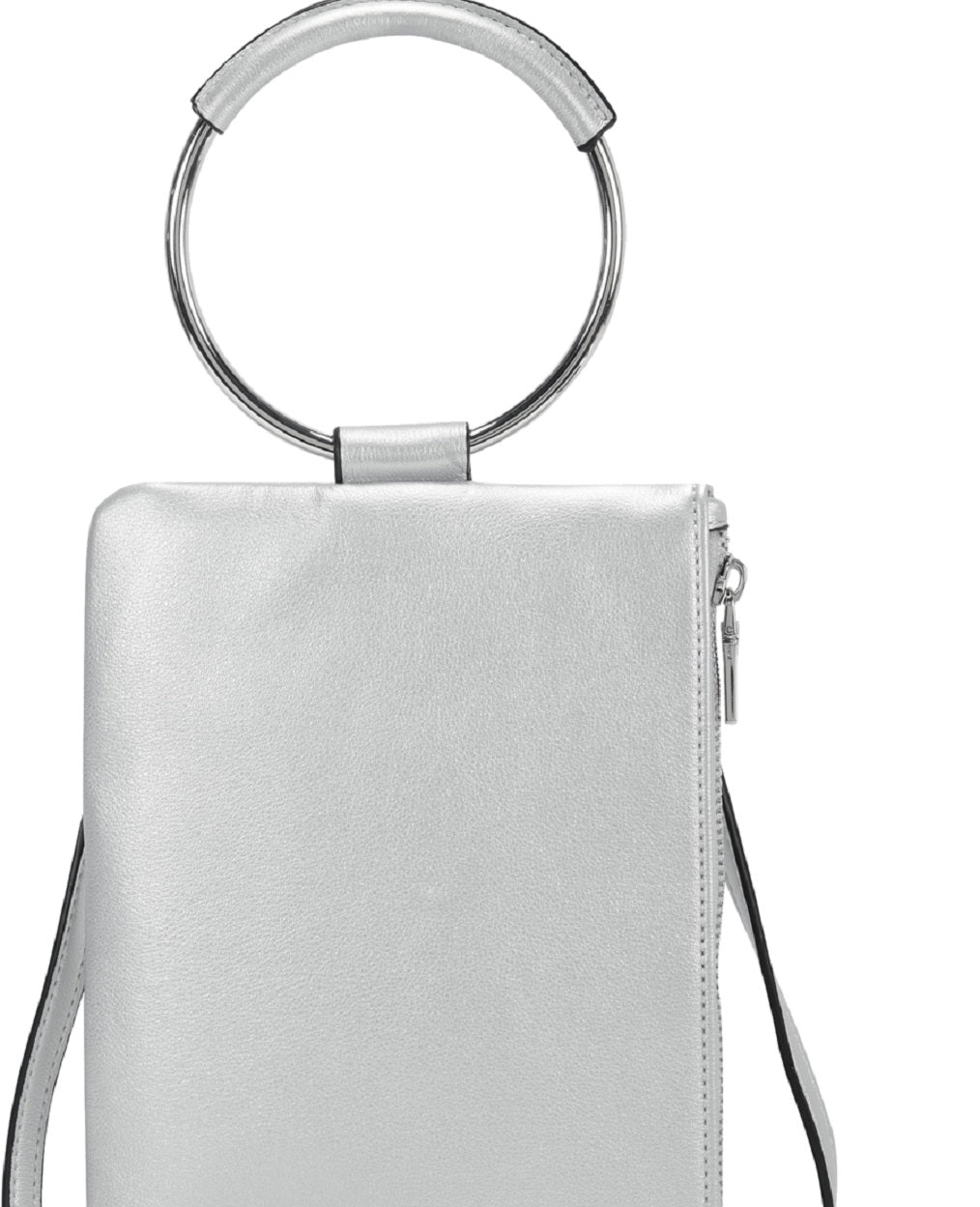 INC International Concepts Women's Charlii Bangle Crossbody Grey Size Regular