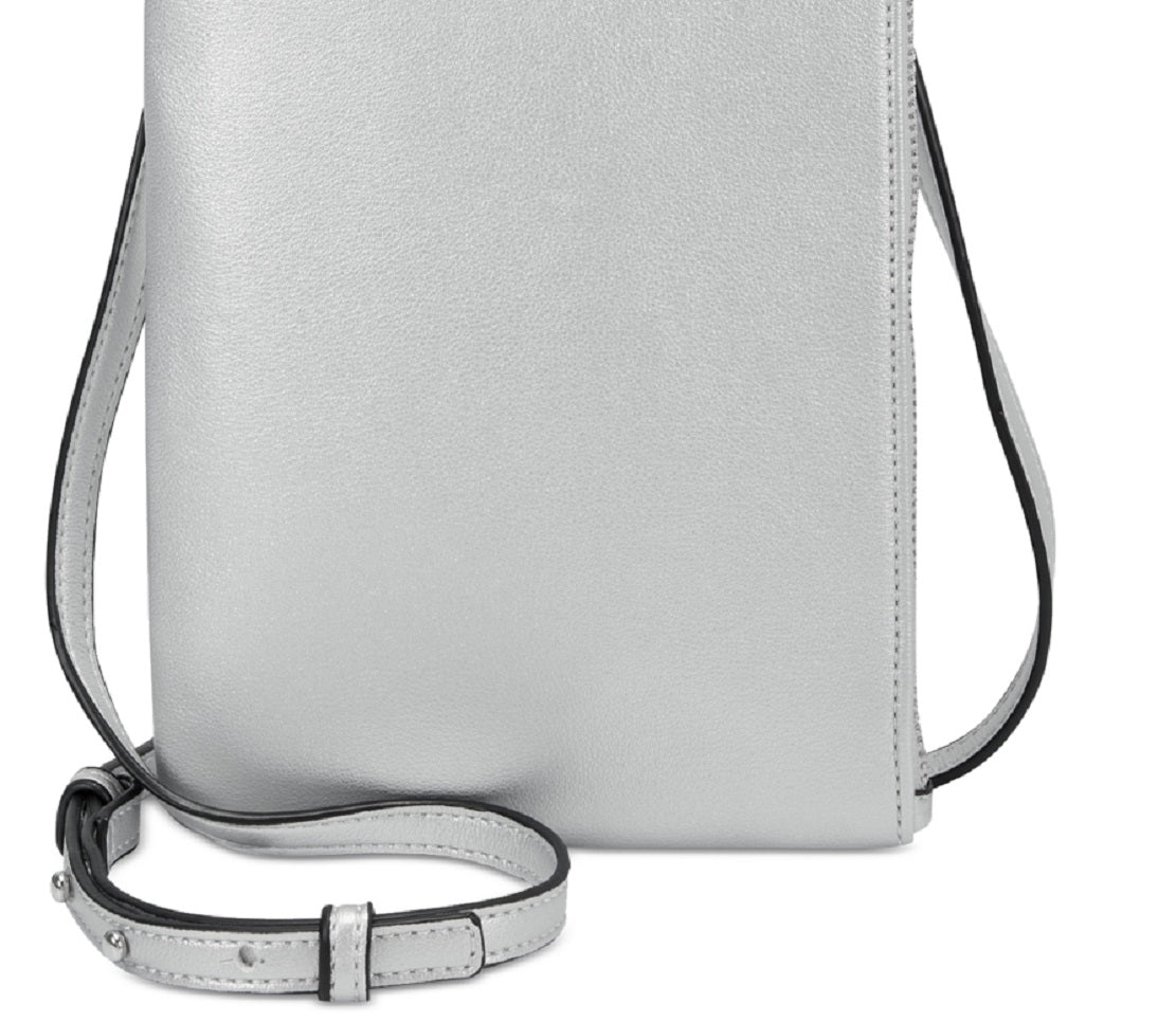 INC International Concepts Women's Charlii Bangle Crossbody Grey Size Regular