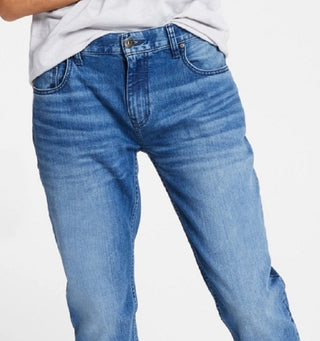 INC International Concepts Men's Slim Fit Medium Wash Jeans Blue Size 33X30