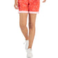 Style & Co Women's Roll Cuff Bermuda Shorts Red Size 4