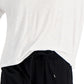 Style & Co Women's Drapey V Neck T-Shirt White Size X-Small