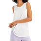 Style & Co Women's Solid Swing Tank Top White Size Medium