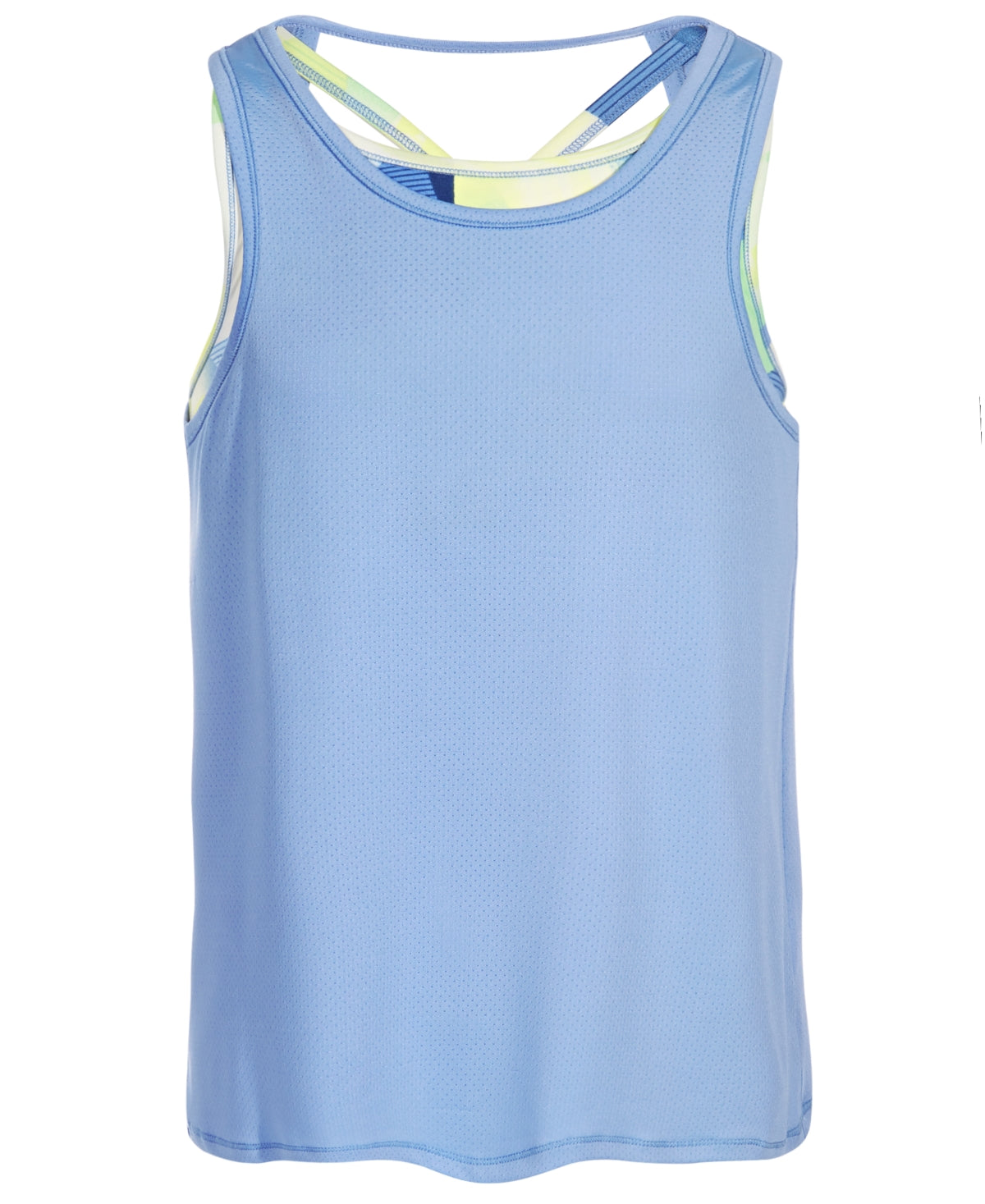 ID Ideology Big Girl's Laye Look Tank Top Blue Size L