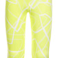ID Ideology Big Girl's Geo Print Capri Leggings Green Size X-Large