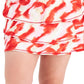 ID Ideology Women's Twist Flounce Skort Red Size 3X