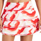 ID Ideology Women's Tornado Twist Printed Skort Red Size Medium