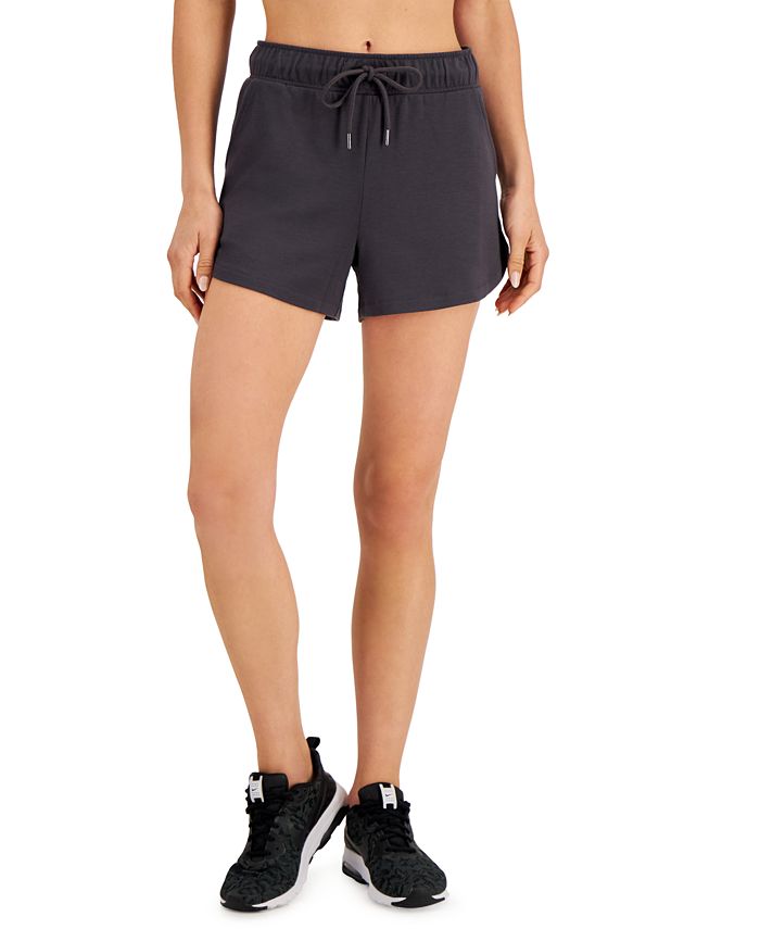 ID Ideology Women's Terry Shorts Gray Size M