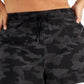 ID Ideology Women's Camp Print Running Shorts Black Size 4X