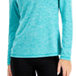 ID Ideology Women's Essentials Hooded T-Shirt Blue Size X-Large