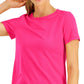 ID Ideology Women's Mesh T-Shirt Pink Size XX-Large