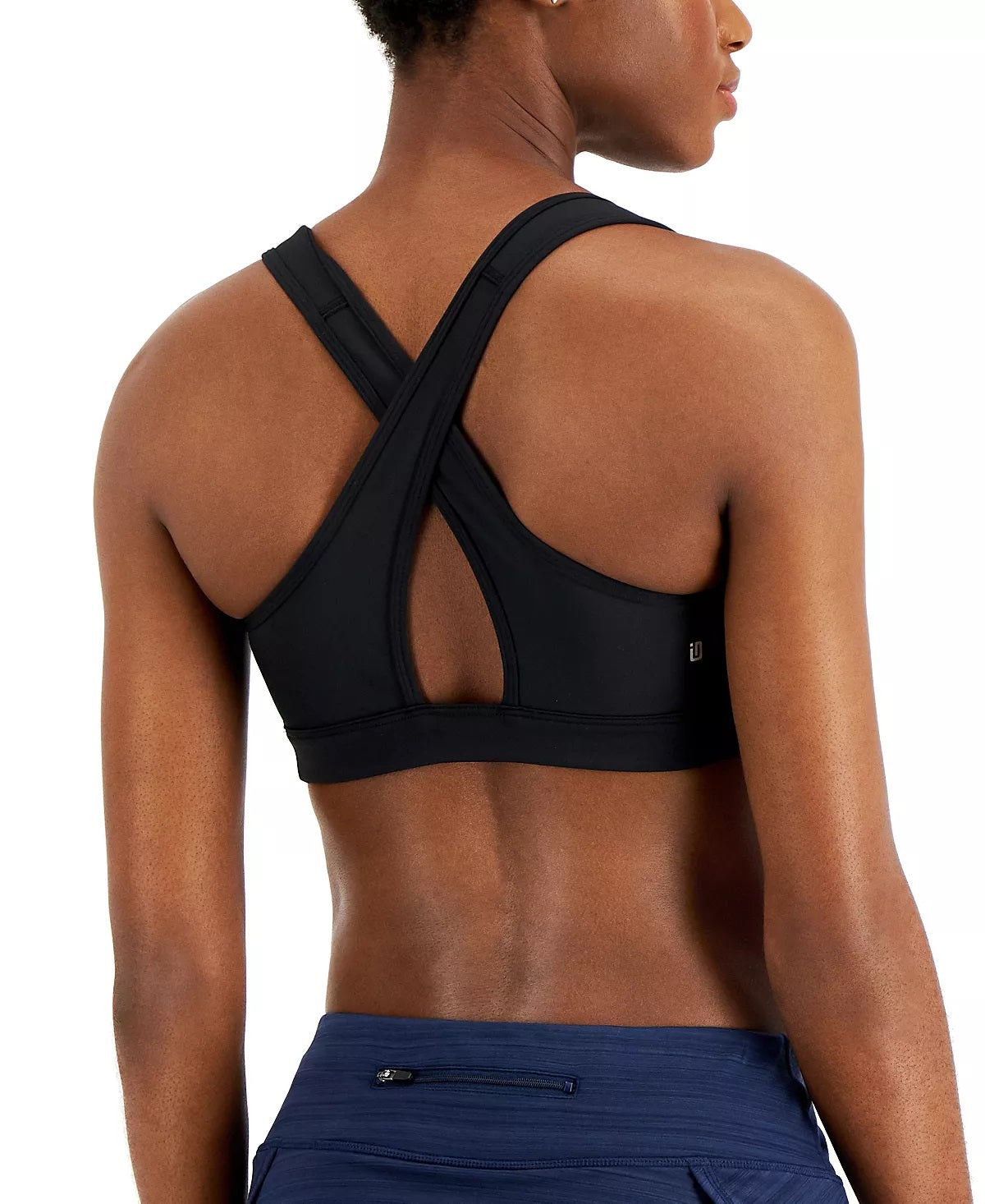 ID Ideology Women's Performance Medium Impact Sports Bra Black Size Medium