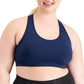 ID Ideology Women's Performance Plus Impact Sports Bra Blue Size 2X